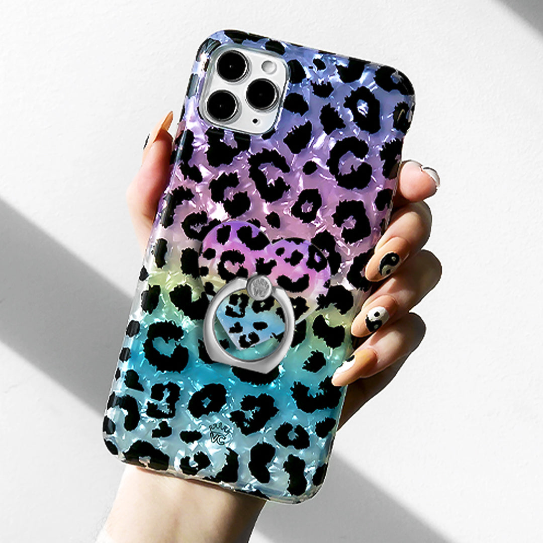 Rainbow Leopard Phone Ring