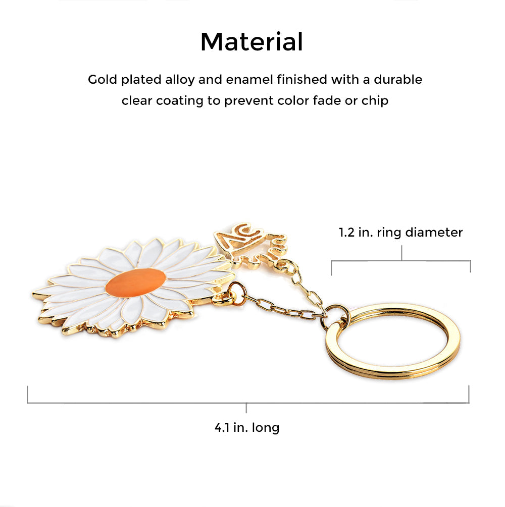 Daisy Keychain